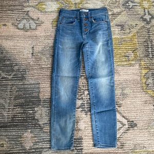 Madewell High Riser Skinny Crop Jenas